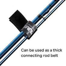 Load image into Gallery viewer, SANLIKE Multifunctional Fishing Reels strap 1.5m*2.6cm Black Autohesion Fishing Rod Tie Holders Straps Belts Fishing Accessories