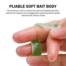 Load image into Gallery viewer, SANLIKE Fishing Soft Lure Baits 20pcs/Box Silicone Spiral Thread Fake Lure PVC Worms Swimbait Fishing Accessories Tackle