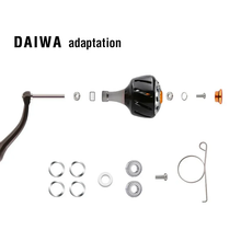 Load image into Gallery viewer, SANLIKE Black Fishing Reels Handle Knob for Shimano A and Daiwa S Type Spinning Fishing Reel Handle Knob Fishing Tools