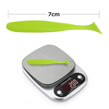 Load image into Gallery viewer, SANLIKE 10pcs Soft Plastic Fishing Lures Set Soft Bait T Tail Soft Bug Swimbaits Silicon Rubber Jig Fishing Bait Softworm Tackle
