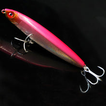 Load image into Gallery viewer, SANLIKE 10g 8cm Pencil Sinker Quad Reinforced Blood Groove Hooks Bass Fishing Tackle Lure Saltwater Lure Bait Lures