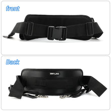 Load image into Gallery viewer, SANLIKE Fishing Waist Belt Adjustable Protective Durable for Sea Fishing One Piece Waist Belt Black