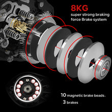 Load image into Gallery viewer, SANLIKE Baitcasting Reel Right Left Hand Light Weight Gear Ratio 7.1:2 Max Drag 8KG High-speed Fishing Reel Tackle