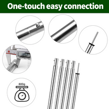 Load image into Gallery viewer, SANLIKE Tent Pole Telescopic Adjustable Stainless Steel Support Rod Tent Awnings Support Supplies Outdoor Camping Accessories
