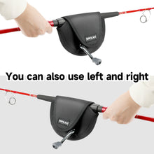 Load image into Gallery viewer, SANLIKE Black EVA Fishing Reel Bag Sheath Casting Reel Spinning Reel Bag Portable Protective Fishing Gear Bag Fishing Tools