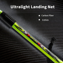 Load image into Gallery viewer, SANLIKE Fishing Net Fish Landing Net Collapsible Fish Net with Anti-Slip Telescoping Rubber Pole Handle for Kids Adults