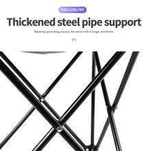 Load image into Gallery viewer, SANLIKE Outdoor Folding Chair Beach Arm Chair Steel Tube Picnic Fishing Barbecue Portable Fishing Chair lawn folding chair