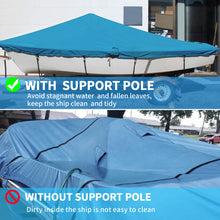 Load image into Gallery viewer, SANLIKE 2 sets of 240cm aluminium stable tent poles tarpaulin poles camping tent poles glass bead connection with storage bag