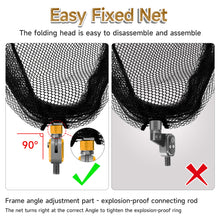 Load image into Gallery viewer, SANLIKE Fishing Landing Net Adapter Aviation Aluminum Dip Net Folding Joint 1/2inch Standard Head Connector Fishing Tool
