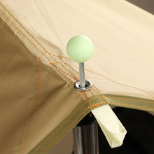 Load image into Gallery viewer, SANLIKE 10PCS Tarp Pole Tip Cover Luminous Tip Cap Ball for Camping Tent Poles TPR Insulation Material Lightning Protection