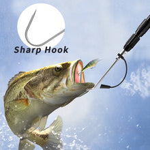 Load image into Gallery viewer, SANLIKE Telescopic Fishing Gaff with Stainless Fish Spear Hook Gripper No Slip Ruber Handle Outdoor Fishing Tackle Accessory