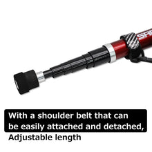 Load image into Gallery viewer, SANLIKE 3m Fishing Net Carbon Portable Telescoping Foldable Landing Hand Pole PE Net With Red Adapter Fishing Tackle