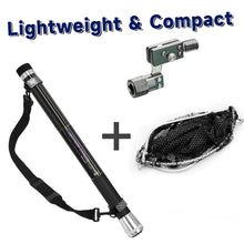 Load image into Gallery viewer, SANLIKE 3m Fishing Net With Folding Head Set Telescoping Carbon Fiber Landing Handle Pole Foldable PE Net Fishing Tackle