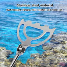 Load image into Gallery viewer, SANLIKE 40cm Multifunctional Portable Stainless Steel Shrimp Bait Shovel EVA Anti-slip Handle Outdoor Fishing Bait Shovel Sea