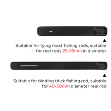 Load image into Gallery viewer, SANLIKE 10pcs Blue Red Set Fishing Rod Ties Strap Sling Fasteners Elastic Bandage Fishing Accessories Tackle Tools