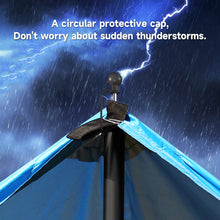 Load image into Gallery viewer, SANLIKE 2.5m Telescopic Tarp Poles Extendable Tent Poles Flysheet Pole Aviation Aluminum Shelter Support Rod Camping Hiking Tool