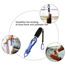 Load image into Gallery viewer, SANLIKE Fish Lip Grip Aluminum Alloy Gear Non-Slip EVA Handle Fishing Grip Clip Max Weighing 17KG Fishing Gripper Accessories
