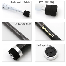 Load image into Gallery viewer, SANLIKE 5m/6m Portable Telescopic Extension Carbon Fiber Fishing Landing Net Handle Rod Pole Stretch Brail Retractable Gear Tool