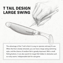 Load image into Gallery viewer, SANLIKE Fishing Soft Lure Baits 20pcs/Box Silicone Spiral Thread Fake Lure PVC Worms Swimbait Fishing Accessories Tackle