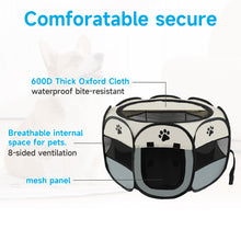 Load image into Gallery viewer, SANLIKE Portable Pet Playpen Small Dog Tent Crates Cage Indoor/Outdoor Pet Exercise Pen Tents Dog House Playground for Puppy Dog