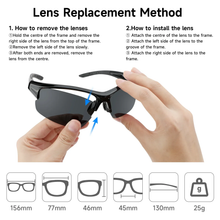 Load image into Gallery viewer, SANLIKE Interchangeable Lens Polarised Eyewear Special HD Sunglasses Night Vision Cycling Eyewear Polarised Fishing Eyewear