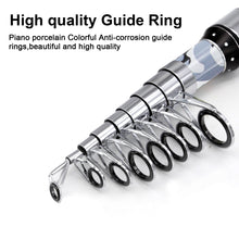 Load image into Gallery viewer, SANLIKE 1.8m-2.7m Fishing Rods Telescopic Fibreglass Baitcasting Rods Saltwater and Freshwater Fishing Bait Rod Tools