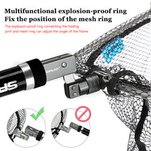 Load image into Gallery viewer, SANLIKE 3m/5m/6m Fishing Net Carbon Portable Retractable Collapsible Landing Handlebar PE Net with Grey Adaptor Fishing Gear