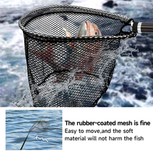 Load image into Gallery viewer, SANLIKE 5M/6M Fishing Net Retractable Fishing Rod Portable Carbon Fibre Rod Retractable Handle Rod Fishing Net Fishing Tools