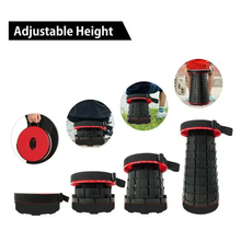 Load image into Gallery viewer, SANLIKE Outdoor Retractable Stool Folding Pocket Chair Portable Camping Accessories Convenient Fishing Plastic Chairs Foldable