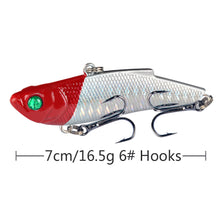 Load image into Gallery viewer, Set of 7 Lure Bait with 7 colours Lure Bait 7cm/17g Full water reinforced hooks for sea fishing Lure Bait Outdoor Fishing Tackle