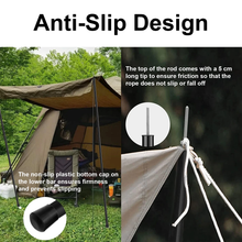 Load image into Gallery viewer, SANLIKE 2set Tent Pole Telescopic Adjustable Tarp Aluminium Alloy Support Rods Awning Shelter Outdoor Hiking Camping Accessories