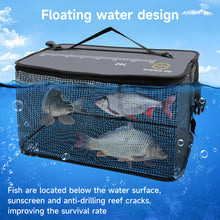 Load image into Gallery viewer, SANLIKE Living Fish Bucket Multifunction Folding Fish Guard Net Portable Water Tank Fishing Tackle Live Fish Box Storage Case