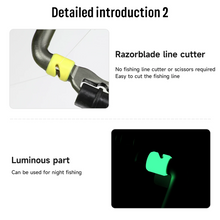 Load image into Gallery viewer, SANLIKE Fly Fishing Tippet Head Gate Dry Fly Fishing Holder Spool Gear for Fly Line Leader Organizer Attach to Fishing Vest