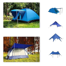 Load image into Gallery viewer, SANLIKE 2 Sets Tent Poles Waterproof Adjustable Tent Poles Easy To Assemble Awning Poles For Camping Tents Outdoor Accessories