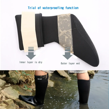 Load image into Gallery viewer, SANLIKE Black Waterproof Non-Slip Socks Ventilation Neoprene Socks Boots for Diving Skiing Surfing Fishing
