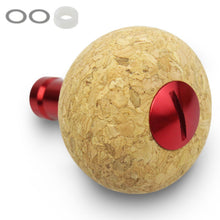 Load image into Gallery viewer, Fishing reel spinning reel crank 37MM ball grip pill rubber cork DIY change crank knob cork knob reel fishing handle accessories