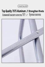 Load image into Gallery viewer, SANLIKE Aluminium Mini Folding Chair Ultra-Light Weight Anti-Rust Outdoor Camping Travel Fishing Chair Foldable Seat Stool