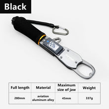 Load image into Gallery viewer, SANLIKE Fishing Gripper Hand Grip Portable With Electronic Scale Fish Grip Lip Control Tool Plier Nipper Pincer Tackle