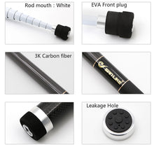 Load image into Gallery viewer, SANLIKE 3m Fishing Landing Net Pole Portable Telescopic Extension Carbon Fiber Handle Rod Stretch Retractable Gear Tool
