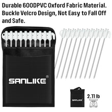 Load image into Gallery viewer, SANLIKE 10pcs/Set 20cm Floor Nails T Word With Luminous Iron Galvanized Outdoor Camping High Strength Tent Pegs Stakes Nails