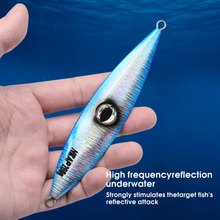 Load image into Gallery viewer, SANLIKE Slow Jig 100g 150g 250g 1pc Lead Lures for Sea Fishing Hard Bait Fishing Artificial Slow Jigging Artificial Baits