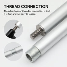 Load image into Gallery viewer, SANLIKE Adjustable Lantern Stand Split Aluminum Clip Lantern Pole with Table Clip and Floor Insert Outdoor camping tools holder