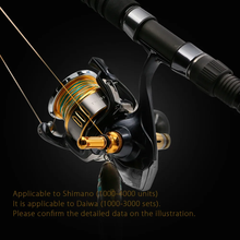 Load image into Gallery viewer, SANLIKE Aluminium Fishing Reel Handle Protection Bracket Corrosion Resistant For Shimao and Daiwa Reels Fishing Accessories