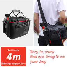 Load image into Gallery viewer, SANLIKE Stainless Steel Squid Gaff Seven Hooks Extendable Contractile Gripper Squids Hook Fishing Gear 4M Retractable Squid Tool