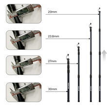 Load image into Gallery viewer, SANLIKE 2.5m Telescopic Tarp Poles Extendable Tent Poles Flysheet Pole Aviation Aluminum Shelter Support Rod Camping Hiking Tool