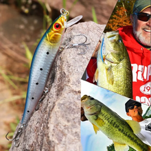 Load image into Gallery viewer, SANLIKE 5 Pcs 14cm Fake Bait Lure Bionic Bait Minnow Lure 3D High Imitation Eye Tungsten Hook Streamer Body Fishing Tools