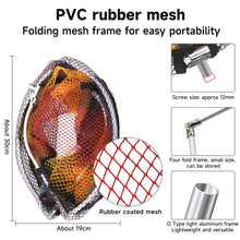 Load image into Gallery viewer, SANLIKE Fishing Landing Nets Telescoping Foldable Handle Rod Frame Pole for Carp Fishing Tackle Catching Releasing Fishing Tool