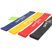 Load image into Gallery viewer, SANLIKE Exercise Resistance Band Loops Elastic Band Set Fitness Workout Exercise 5 Bands Set with Carry Bag