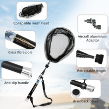Load image into Gallery viewer, SANLIKE Fishing Net Glass Fibre Handle Rod Telescoping Foldable Landing Net Pole With Adapter Fishing Equipment Tools