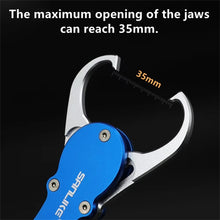 Load image into Gallery viewer, SANLIKE Fish Lip Grip Multifunctional Fishing Clip 360° Swivelling Rubber Handle Lanyard with Weighing Scale Fishing Tools